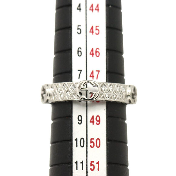 GUCCI White Gold Diamond Ring - Picture 8 of 9